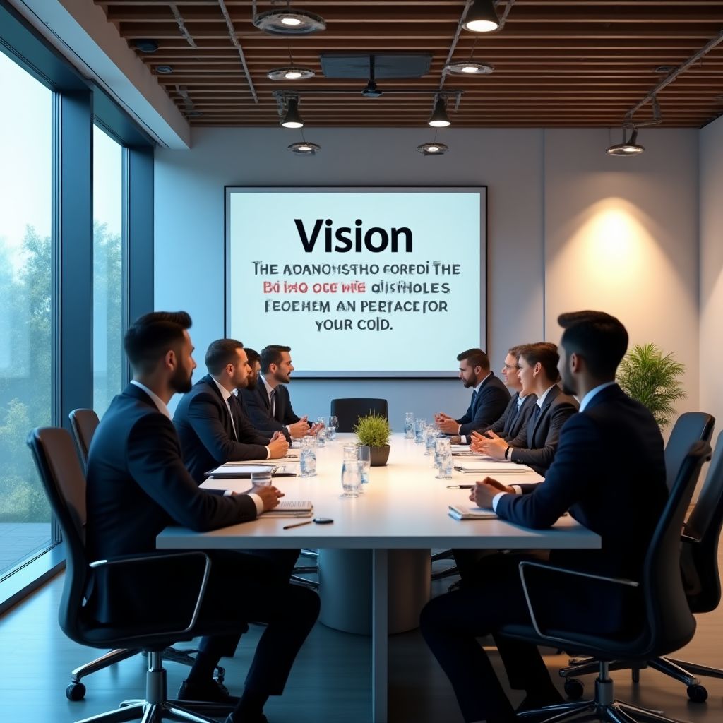 Business vision concept
